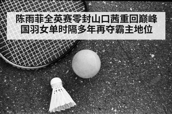 Chen Yufei badminton